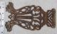 Cast Iron Gargoyle Lyre Emblems Antique Chicago Cottage Pump Organ Foot Pedals Other Antique Hardware photo 9