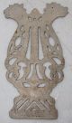 Cast Iron Gargoyle Lyre Emblems Antique Chicago Cottage Pump Organ Foot Pedals Other Antique Hardware photo 3