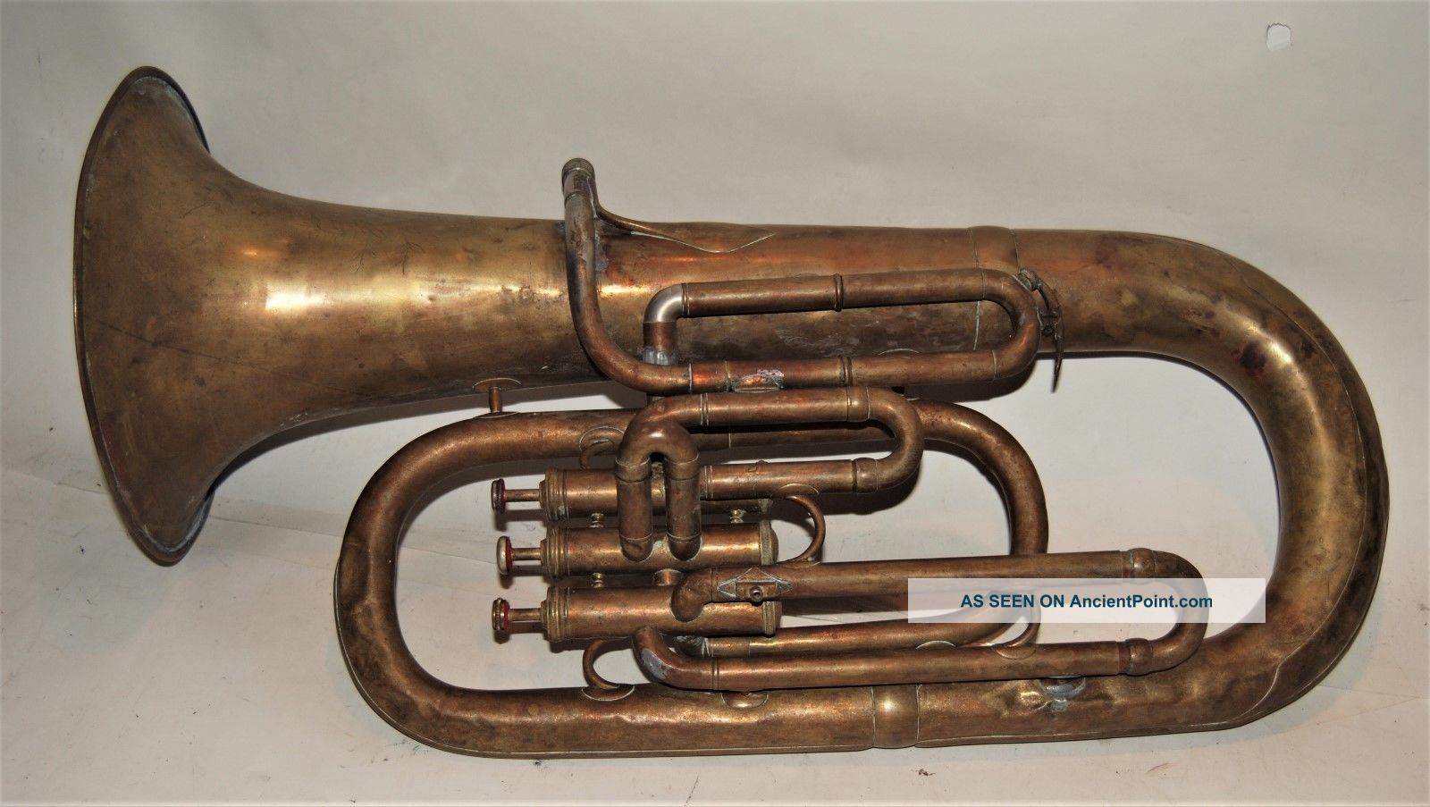 Baritone By J C Hayes Boston Ma 1880 ' S Unrestored Brass photo