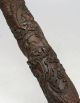 B749: Chinese Wood Carving Incense Case Stick With Good Sculpture Of Dragon Other Chinese Antiques photo 2
