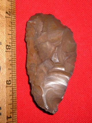 Fine Aterian Early Man Knife,  Tool (30k - 80k Bp) Prehistoric African Artifact photo