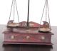 1900 ' S Old Antique Gold Smith Jewelry Weight Balance Brass Scale With Wooden Box Scales photo 2