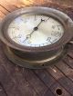 Antique Brass Industrial Ashcroft Manufacturing Company Gauge | 7 - 3/8 