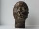 African Tribal Ife Bronze King (oba) Head Figure Nigeria Other African Antiques photo 6