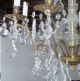 Vintage French Style Crystal Directoire Chandelier 8 Light Chandeliers, Fixtures, Sconces photo 3