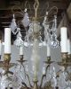 Vintage French Style Crystal Directoire Chandelier 8 Light Chandeliers, Fixtures, Sconces photo 4