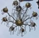 Vintage French Style Crystal Directoire Chandelier 8 Light Chandeliers, Fixtures, Sconces photo 6