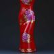 Chinese Jingdezhen Porcelain Painted Peony Cheongsam Shape Vase Vases photo 1