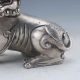 Chinese Tibetan Silver Carved Brave Troops Statue Other Antique Chinese Statues photo 2