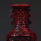 Oriental Vintage Delicate Lacquer Hand - Carved Vase Vases photo 1