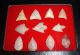 (11) Select Mini Sahara Neolithic Points W/case,  Prehistoric African Arrowheads Neolithic & Paleolithic photo 1