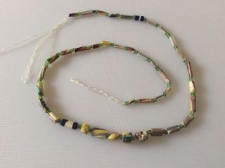 Ancient Roman Glass Bead Necklace photo