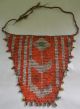 Very Old Kirdi Glass Beaded Triangle Panel Apron Cache Sexe Cameroon African photo 2