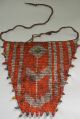 Very Old Kirdi Glass Beaded Triangle Panel Apron Cache Sexe Cameroon African photo 3