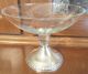 Vintage Duchin Creations Sterling & Etched Crystal Compote Candy Dish Bowls photo 1