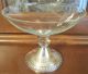 Vintage Duchin Creations Sterling & Etched Crystal Compote Candy Dish Bowls photo 4