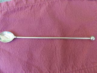 Sterling Silver Wallace Long Handled Spoon Barware photo