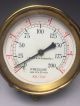 Antique Brass J.  W.  Ray & Co London Ship Maritime Lbs/sq Inch Pressure Gauge Other Maritime Antiques photo 3