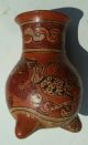 Pre - Columbian Ancient Mayan Polychrome Painted Pottery Vessel From El Salvador The Americas photo 6