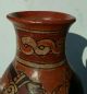 Pre - Columbian Ancient Mayan Polychrome Painted Pottery Vessel From El Salvador The Americas photo 7