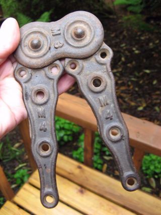 Interesting Rare Antique Hinge Iron 1900 ' S Carpentry Projects Old Home Remodel photo