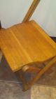 Antique Vitg Oak Slat Wood Folding Chair Snyder Chair Co.  Usa 1900-1950 photo 1