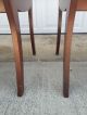 Antique Victorian Upholstered Rose Carved Back Mahogany Wooden 2 Dining Chairs 1900-1950 photo 8