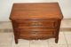 Cabernet By Drexel Walnut French Style Night Stand End Table Post-1950 photo 1