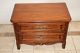 Cabernet By Drexel Walnut French Style Night Stand End Table Post-1950 photo 7