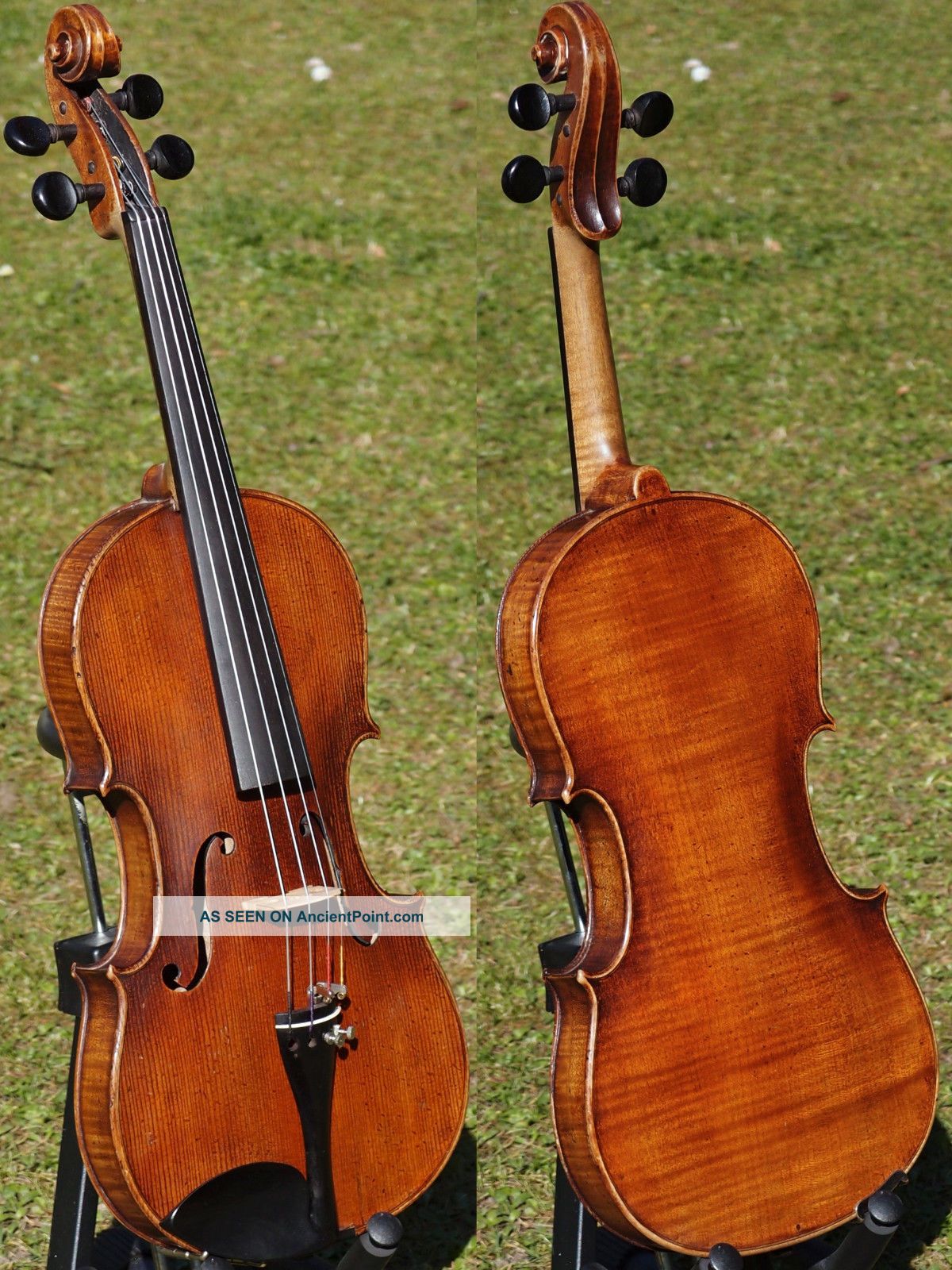 Fine Antique Violin Labelled J.  B.  Schweitzer,  Pestini 1813.  Great,  Mellow Tone String photo