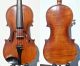 Fine Antique Violin Labelled J.  B.  Schweitzer,  Pestini 1813.  Great,  Mellow Tone String photo 1