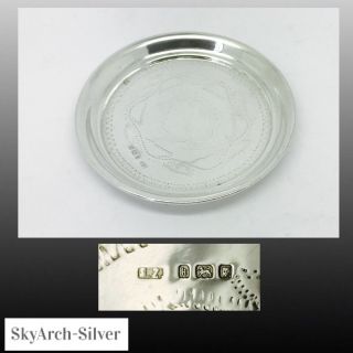 Solid Silver Pin Dish Hallmarked London 1925 Sigmund Zyto photo