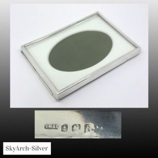 SOLID SILVER PHOTOGRAPH FRAME 5 X 3.25" by Carr's Swag & Bow 