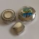 3 Vintage And Antique Sterling Silver Pill Box ' S Sterling Silver (.925) photo 1