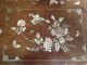 Antique 19th Mother Of Pearl Chinese Wood Opium Tray Other Chinese Antiques photo 3