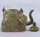 Chinese Bronze Handwork Carved Elephant Teapot W Qing Dynasty Mark Qt057 Teapots photo 5