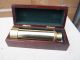 Vintage Authentic Models Nautical Officer ' S Brass Spyglass Collapsible Telescope See more Vintage Authentic Models Nautical Officer's Br... photo 2