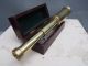 Vintage Authentic Models Nautical Officer ' S Brass Spyglass Collapsible Telescope See more Vintage Authentic Models Nautical Officer's Br... photo 5