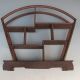 Pretty Wood Stand /shelf For Netsuke / Snuff Bottles Or Curios Other Chinese Antiques photo 3