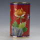 Chinese Cloisonne Hand - Made Bird And Flower Brush Pots Brush Pots photo 2