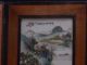 Antique Chinese Porcelain Plaques With Signed Scholar Mountain Scenes Other Chinese Antiques photo 2