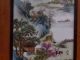 Antique Chinese Porcelain Plaques With Signed Scholar Mountain Scenes Other Chinese Antiques photo 4