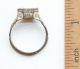 Ancient Medieval Bronze Finger Ring With Amber Inlay (may10) Byzantine photo 1