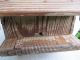 Antique Primitive Old Hand Made Wooden Beehive With 3 Bee Frames Metal Roof Primitives photo 10