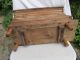 Antique Primitive Old Hand Made Wooden Beehive With 3 Bee Frames Metal Roof Primitives photo 7