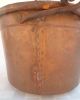 Antique Copper Dovetail Hanging Kettle Cauldron Apple Butter Pot Wrought Iron Primitives photo 8