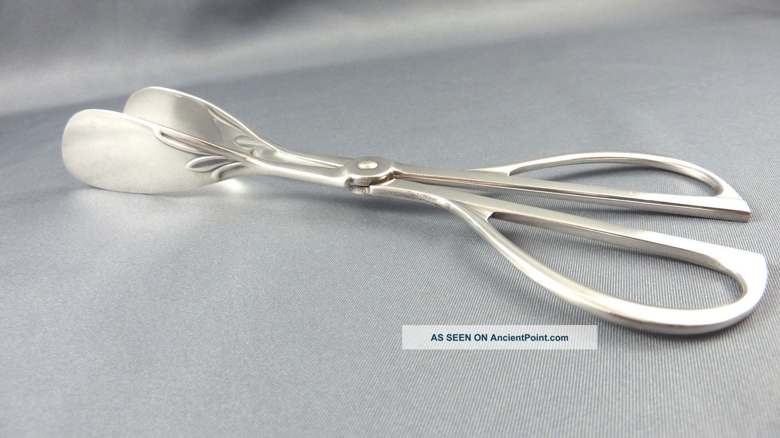 Charming Art Nouveau Silverplated Serving Tongs Pastry Tongs By Wmf Art Nouveau photo