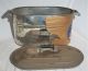Vintage Rome Metalware Large Tin Wash Boiler Tub W/ Lid And Copper Bottom Primitives photo 10