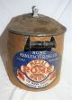 Vintage Rome Metalware Large Tin Wash Boiler Tub W/ Lid And Copper Bottom Primitives photo 5