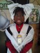 Primitive Black Folk Art Vacuum Cleaner Cover Doll Ooak Hp 57 In. Primitives photo 2